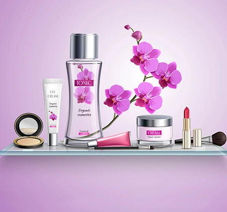 Case study on beauty products 3d design support