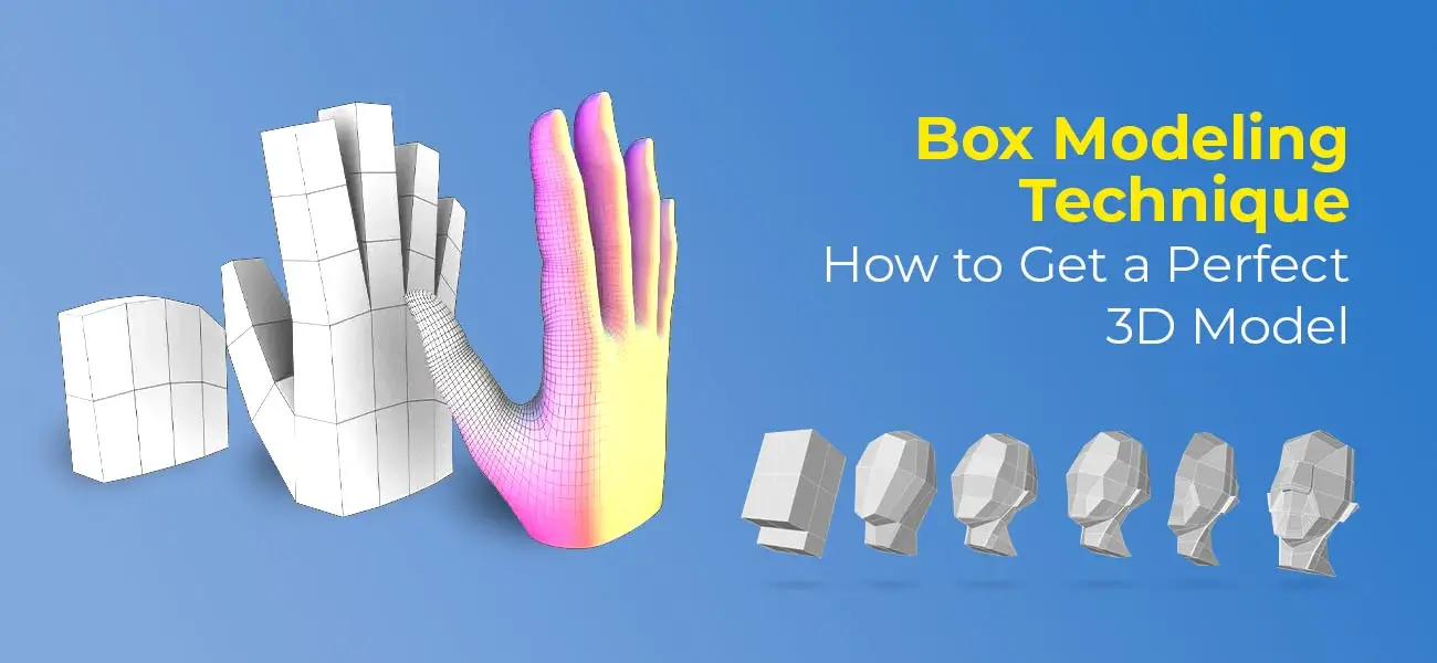 3D box modeling technique