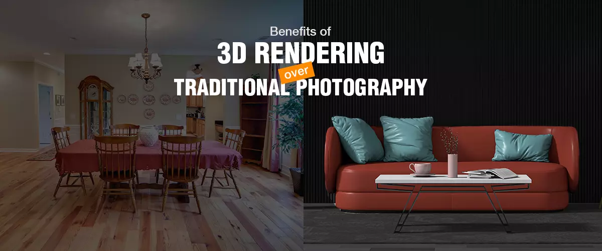 Benefits of 3D furniture rendering over photography