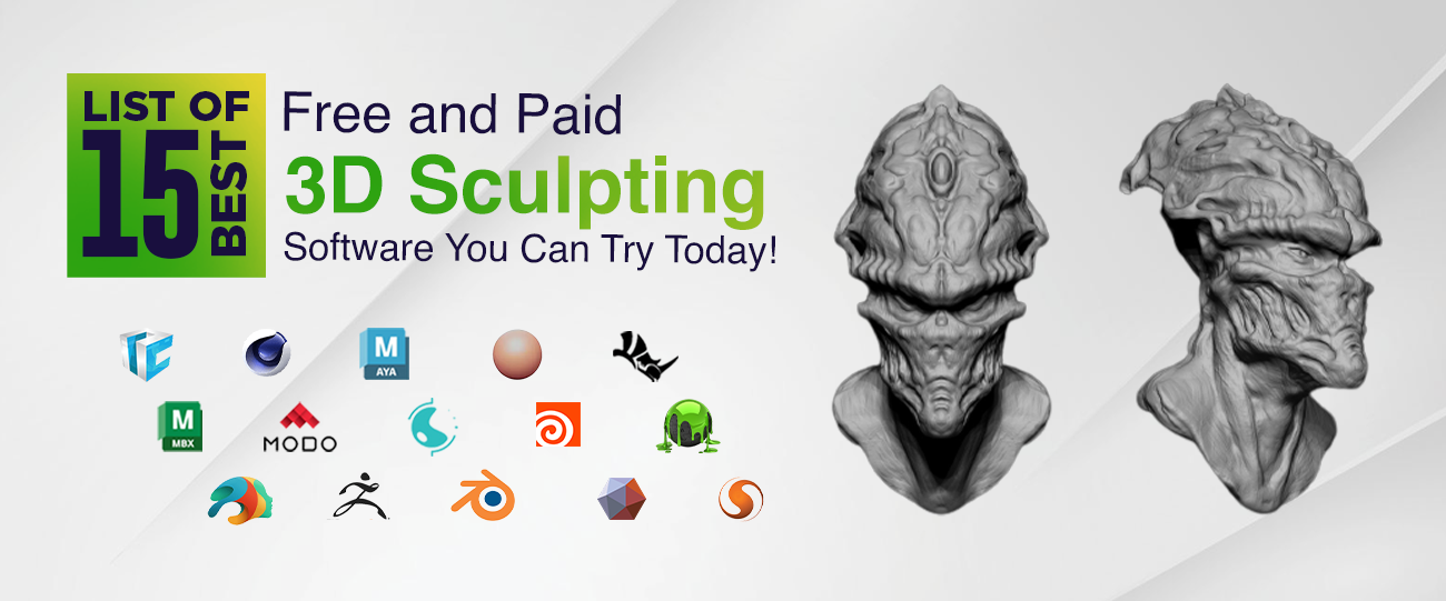 Free and paid 3D sculpting software