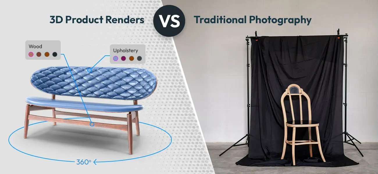 3D Product Renders vs. Traditional Photography