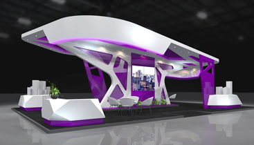 exhibition stall design 3D