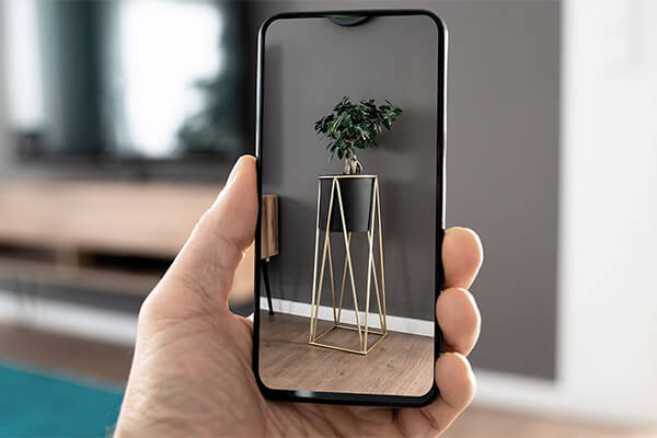 Ecommerce products in AR