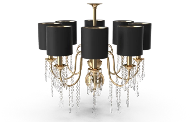 3D chandelier model