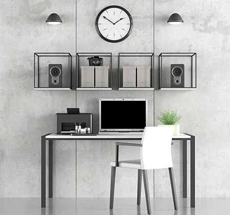 Case study on office interiors 3D design
										