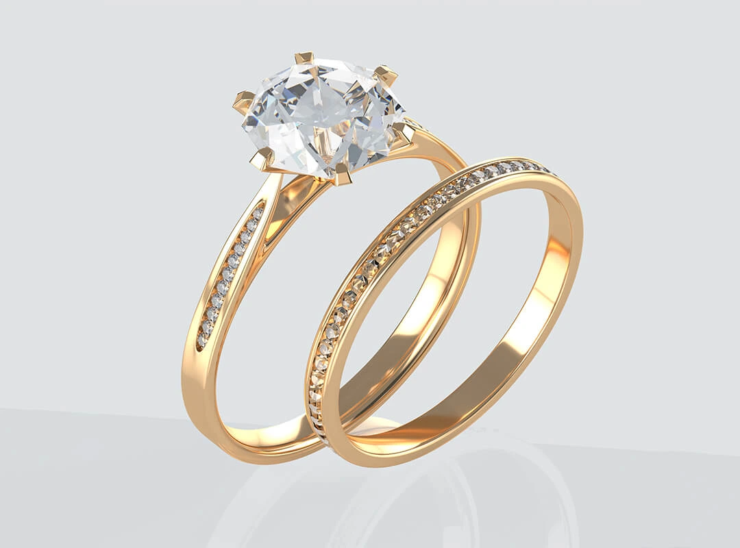 diamond ring 3d design