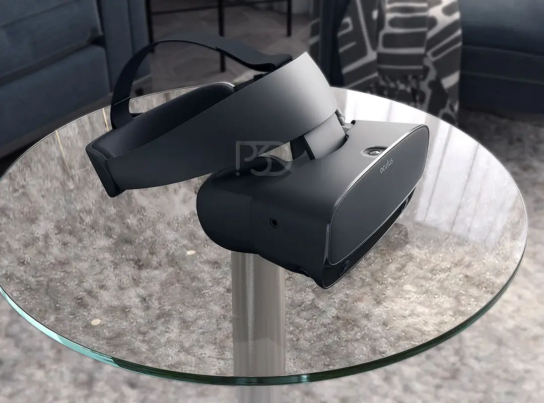 VR headset 3d model